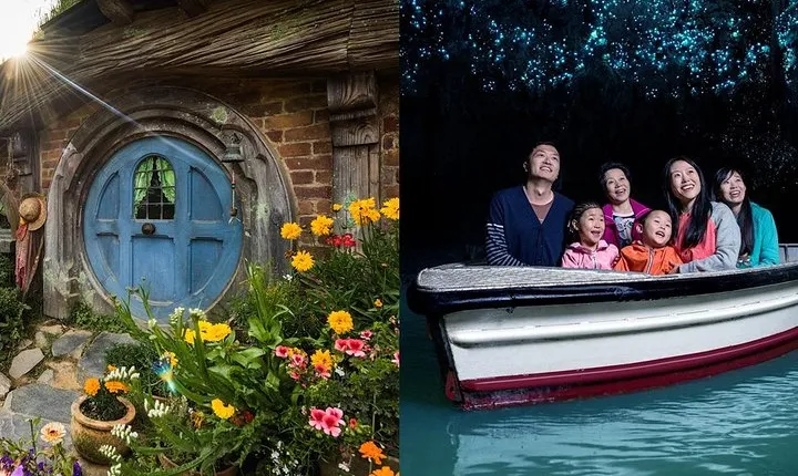 Premium Hobbiton & Waitomo Caves Small Group Tour from Auckland