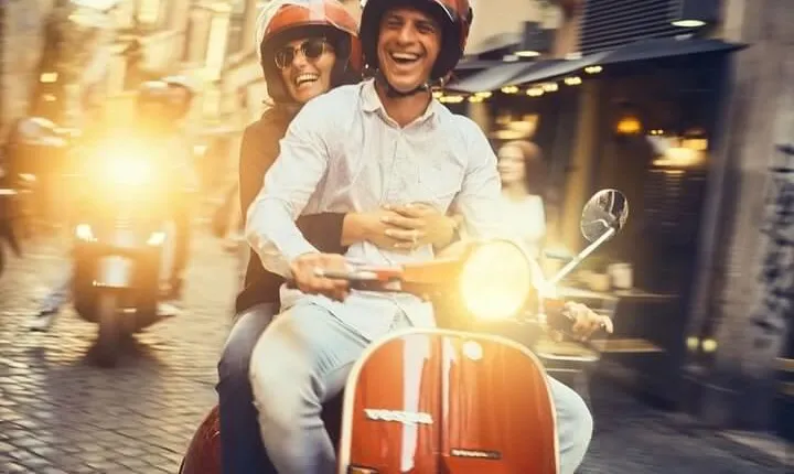 Rome by Vespa with a local