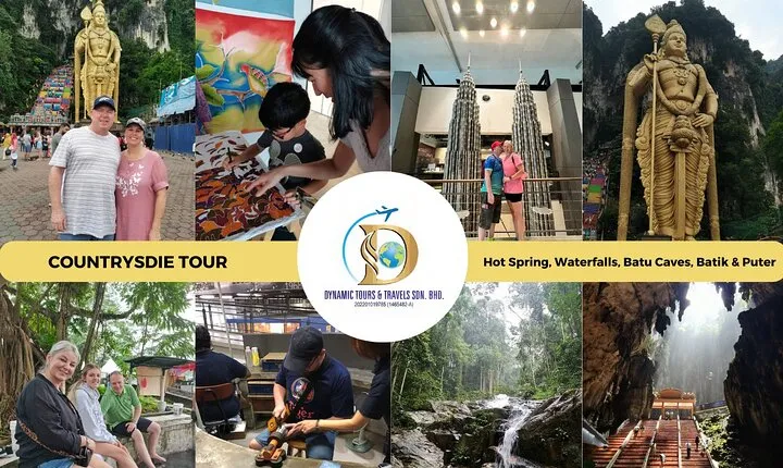 Countryside Tour Waterfall, Hot Springs & Batu Caves With Lunch