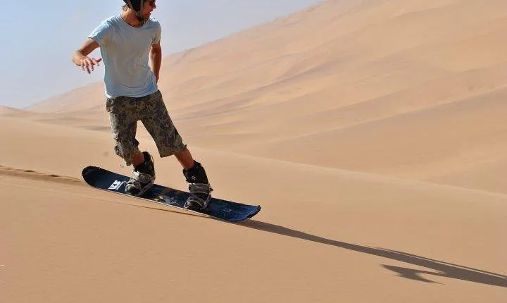 Sandboarding Swakopmund Namibia