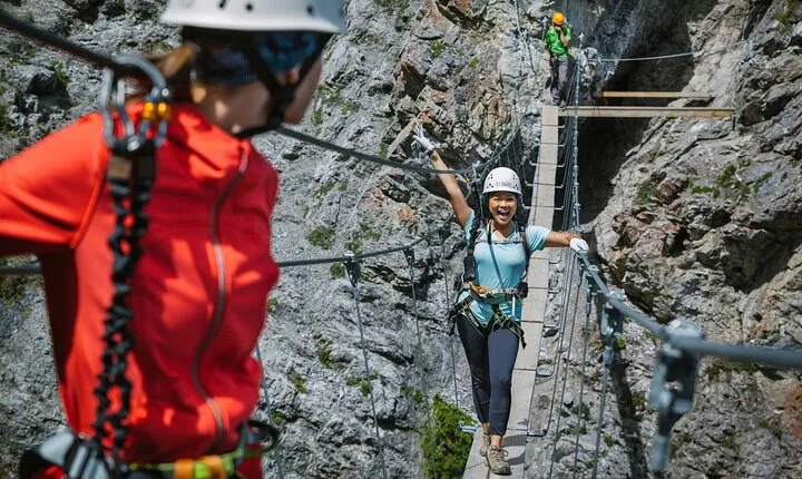 Half-Day Guided Via Ferrata Climbing Tour in Banff