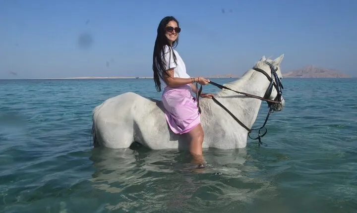 Horse Riding Tour Two Hours Sun & Sea With Transfer - Hurghada