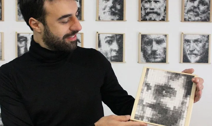 Portrait Mosaic Making