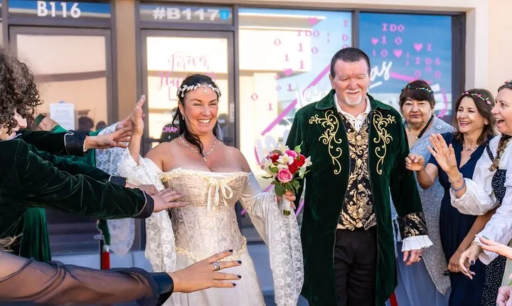 Las Vegas Immersive Enchanted Forest Wedding Ceremony