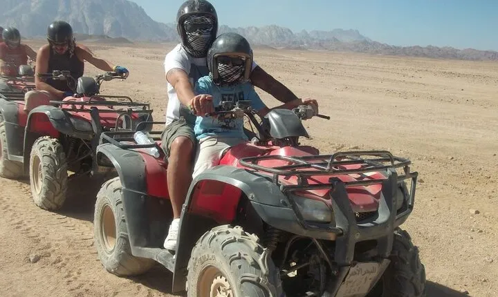 Safari quad, jeep, camel ride, show and dinner Hurghada