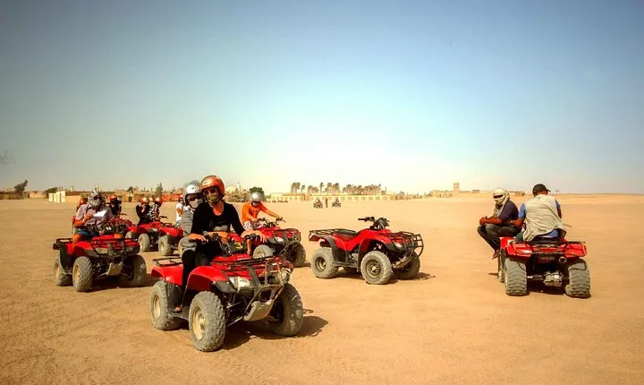 3 Hour Quad Biking Bedouin Village with Camel ride in Hurghada