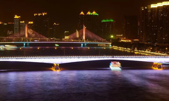 Pearl River Night Cruise & Eveing Tour in Guangzhou with Private Transport