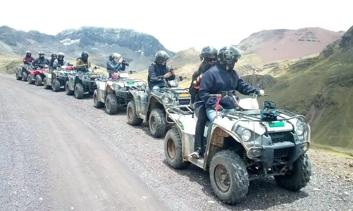 Rainbow Mountain in Quad Bike