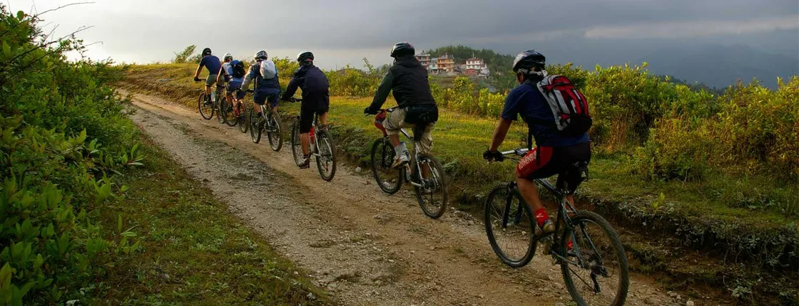Mountain Biking Day Trip to Surrounding Hill near Kathmandu
