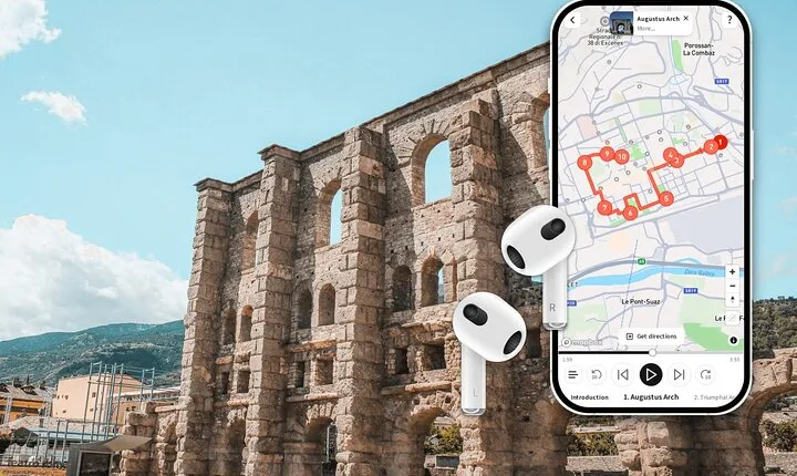 Aosta: Self-Guided Audio Tour discovering Roman Heritage