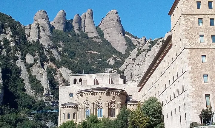 Hiking In Montserrat,near Barcelona