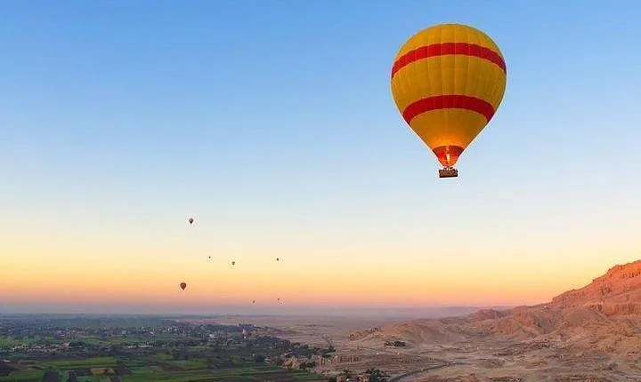 Luxor Hot Air Balloon Skyscope sunrise, temples, Nile watching