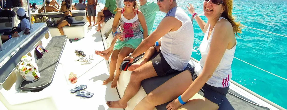 Isla Mujeres catamaran cruise experience