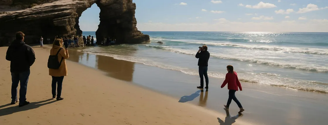 Lugo and Cathedrals beach tour from Santiago