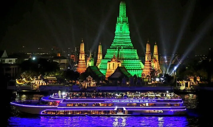 White Orchid Dinner Cruise Luxury Experience in Bangkok
