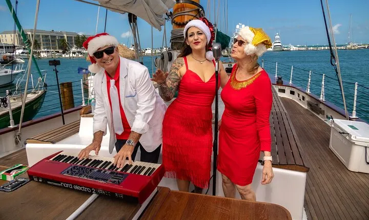 Key West Christmas Cruise with Live Band and Drinks