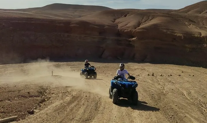 Agafay Desert & Atlas Mountains Quad Biking Tour from Marrakech