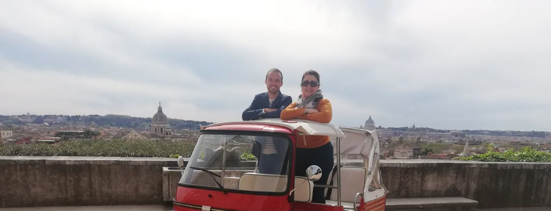 Discover Rome by tuk tuk and Borghese Gallery combo tour