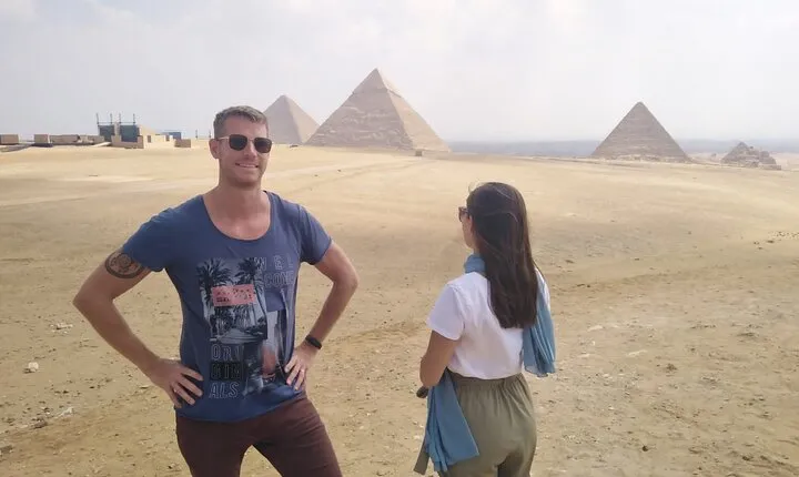 Giza pyramids sphinx Egyptian museum Private day tour from Cairo/Giza hotels