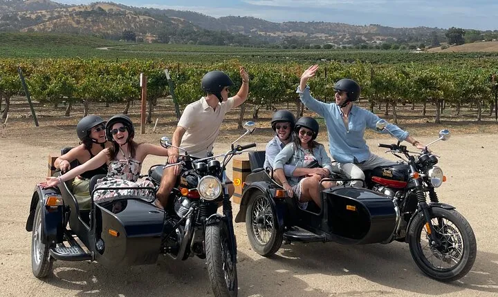 Scenic Sidecar Vineyard Tour Paso Robles