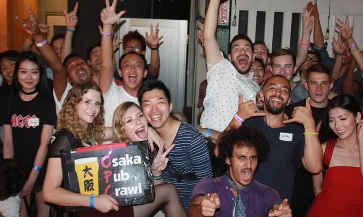 Osaka Pub Crawl and Nightlife Tour