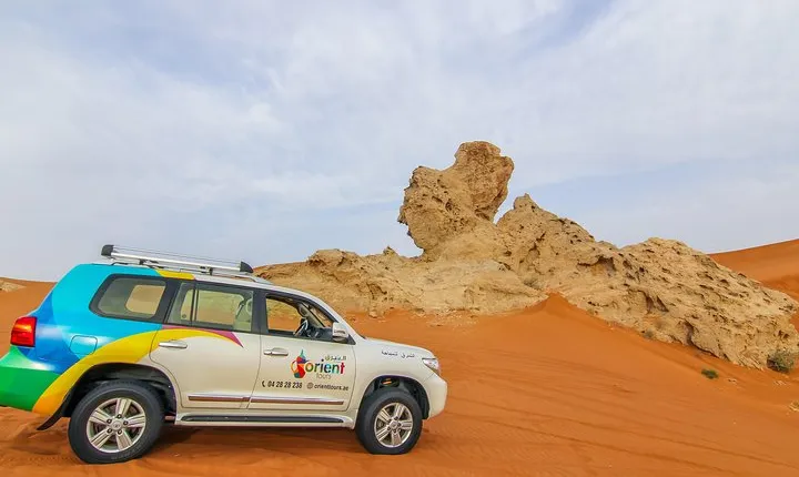 4x4 Hatta Safari to Fossil Rock & Honey Bee Garden visit with Breakfast