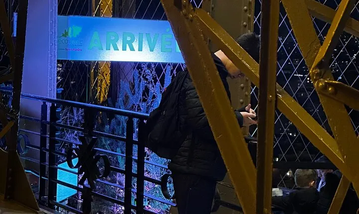 Eiffel Tower at Night Guided Summit Elevator Tour