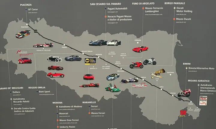 Motor Valley from Florence: Ducati,Lambo,Pagani&Ferrari+Food&Wine