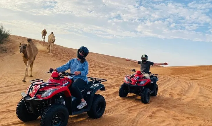 Hurghada Desert Safari Quad Adventure, Bedouin Visit & Camel Ride
