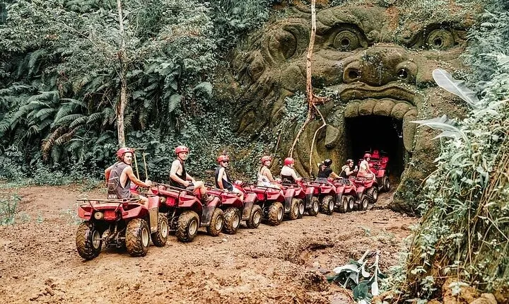 Bali ATV Quad Bike Adventure with Gorilla Cave Pass By Waterfall