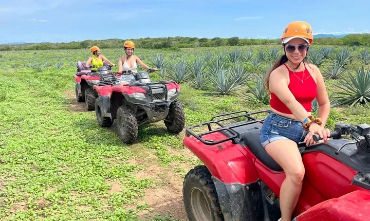 Jungle and beach ATV tour + lunch + tequila tasting