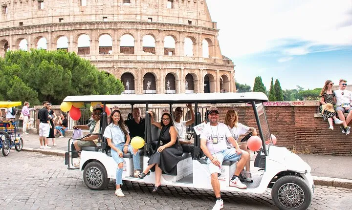 Rome by Golf Cart: Small-Group Sightseeing Tour with Local Guide