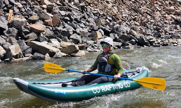 Inflatable Kayak Adventure Colorado River: Half Day Guided Tour