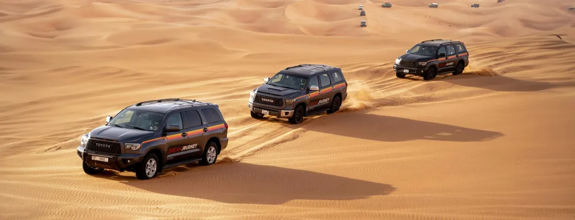Red Dunes safari with camel ride and sandboarding