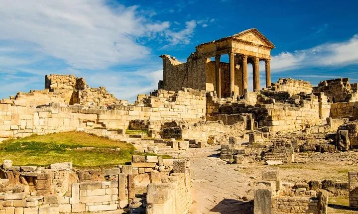 Day trip to Dougga & Testour (Roman and Andalusian Heritage)