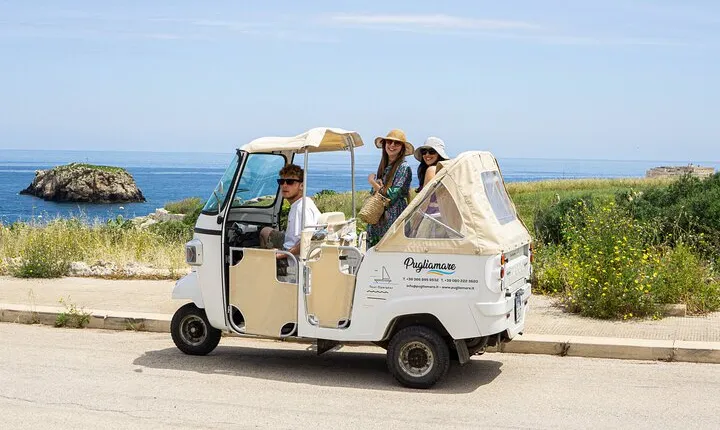 Tour of Polignano a Mare in Ape Calessino