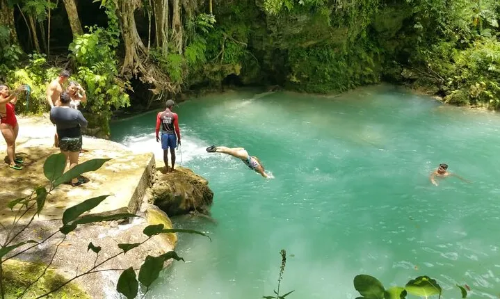 Blue Hole/Secert falls and Dunns River Combo Tour