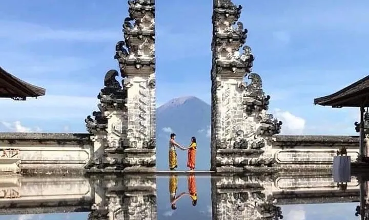 Bali Lempuyang Temple, Waterfall with Rice Terrace Tour