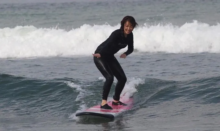 Surfing lesson with julian in Bali