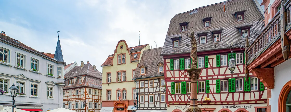 Self-balancing scooter tour from Ladenburg to Weinheim