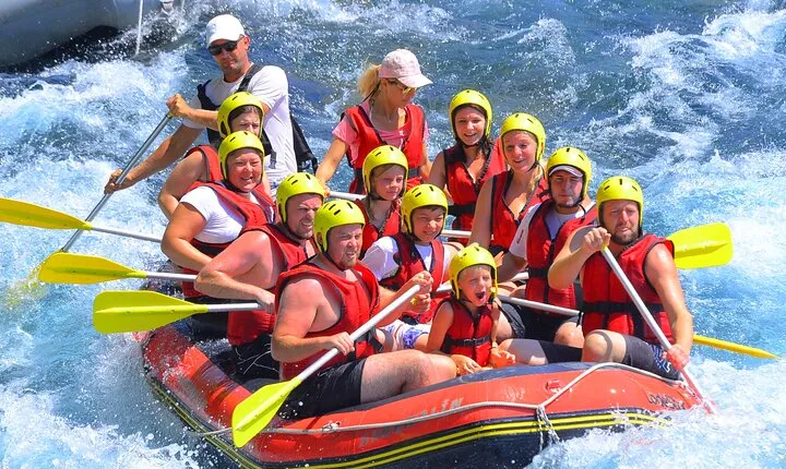 "Side: Whitewater Rafting Fun at Koprulu Canyon"
