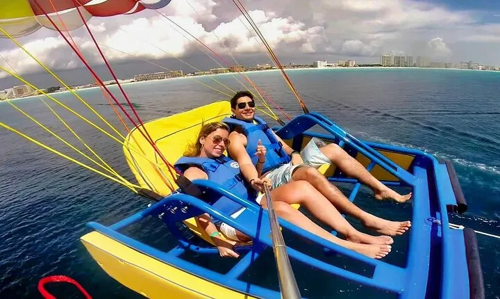 Sky Rider Lagoonside Parasailing in Cancún