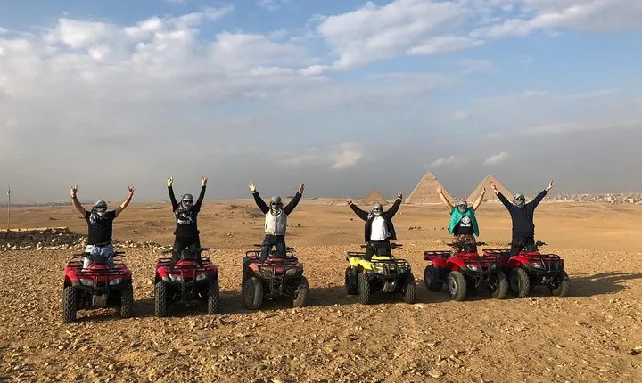 Private day Tour to Pyramids of Giza, Sphinx& Quad Bike including Lunch