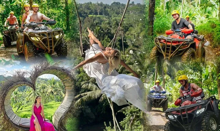 Bali ATV Ride Combine Bali Heaven Swing Ubud Tour