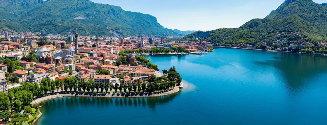Lake Como, Bellagio and Lecco with private cruise from Milan