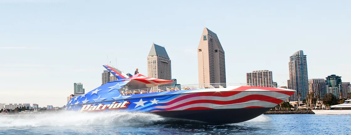 San Diego Patriot jet boat thrill ride