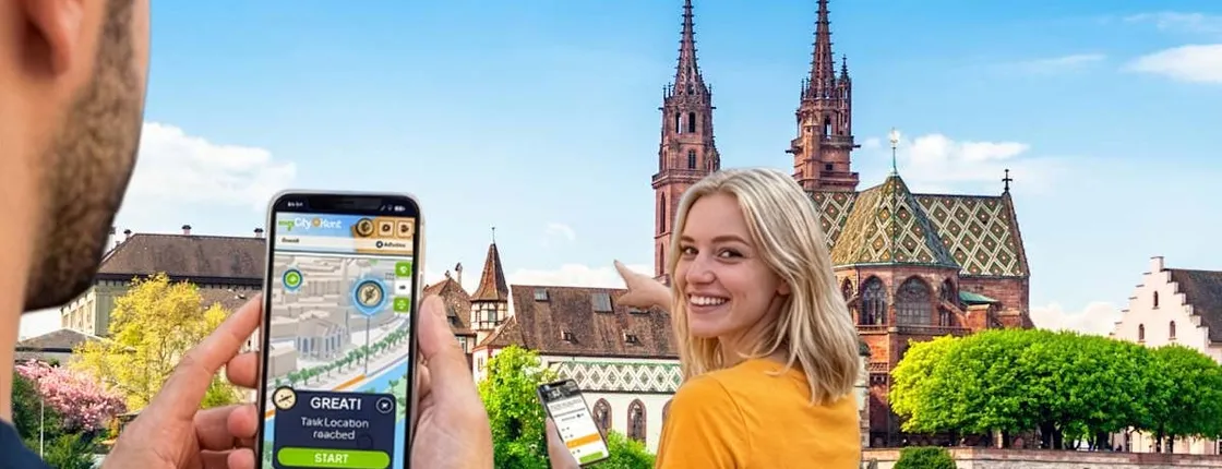 Self-guided digital scavenger hunt in Basel