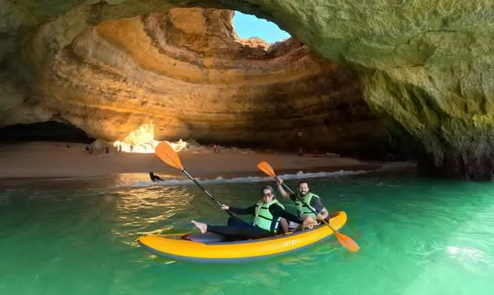 Small Group Kayak Experience In Benagil Cave with 4K Photos