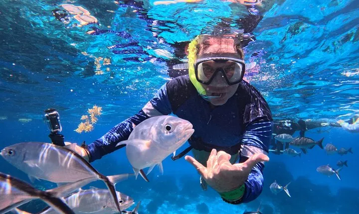 Cozumel Snorkeling Reef Experience with Ceviche and Beers