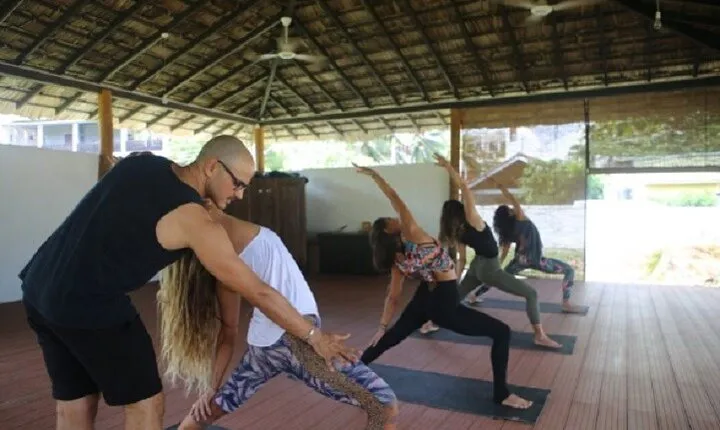 yoga class - Vinyasa Flow (wellness treatments Sri Lanka)